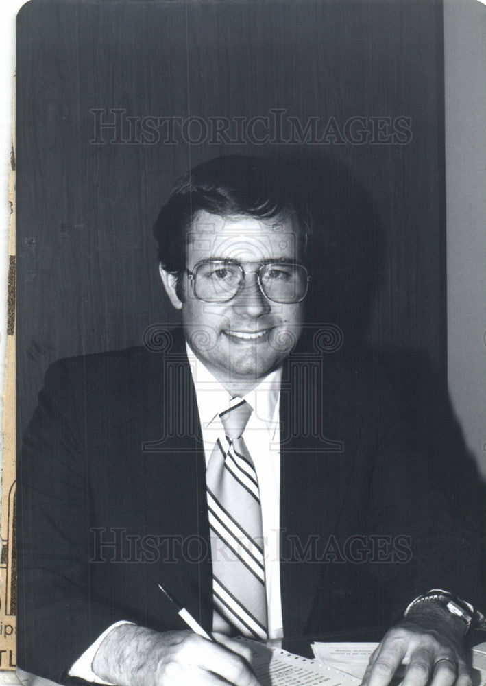 1982 Press Photo Chris  Hunter Hockey - Historic Images