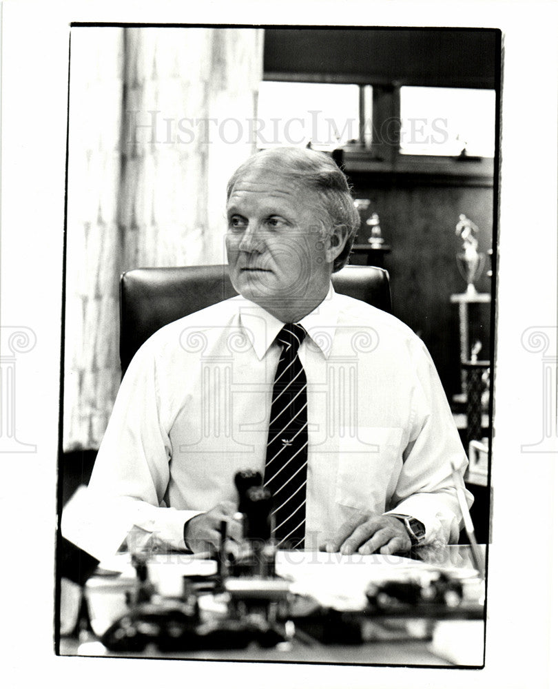 1985 Press Photo James Humphrey New York politician - Historic Images