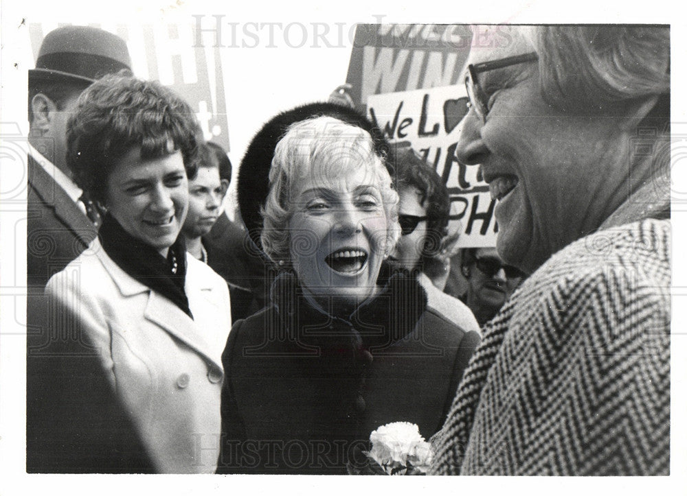 1968 Press Photo Muriel Humphrey wife of vice president - Historic Images