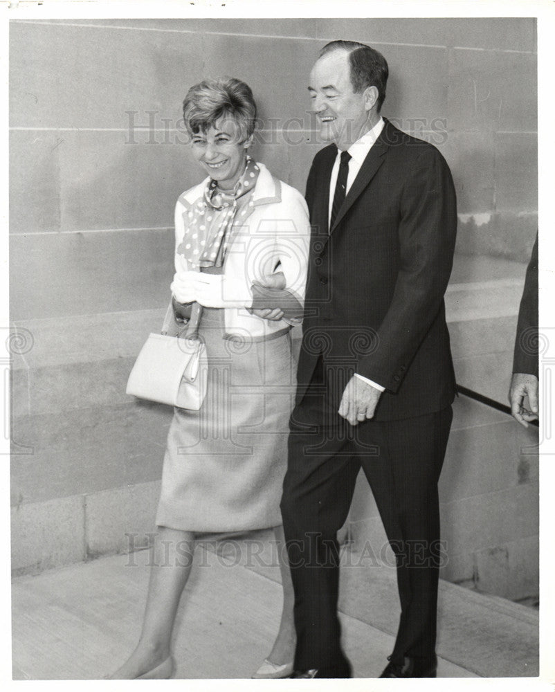 1966 Press Photo vice president daughter ceremony - Historic Images