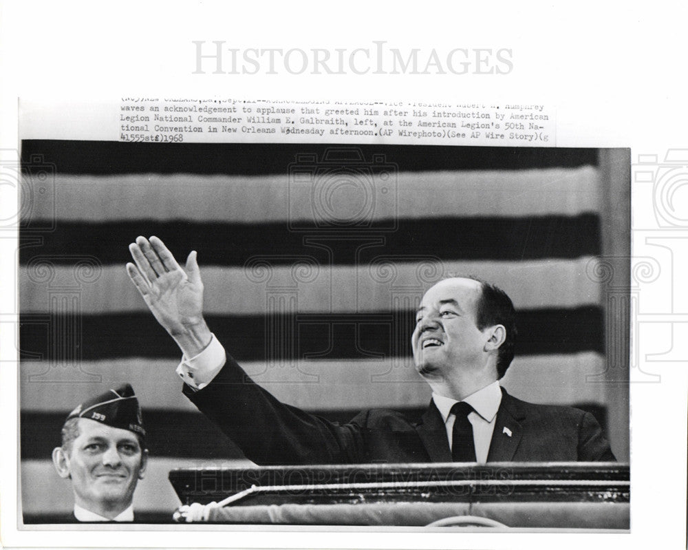 Press Photo Humphrey Galbraith New Orleans - Historic Images