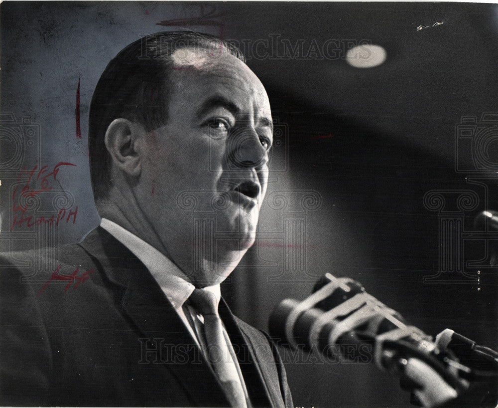 1965 Press Photo Hubert Humphrey* Vice President - Historic Images