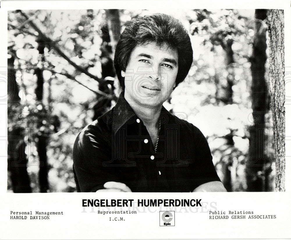 1978 Press Photo Engelbert Humperdinck, singer - Historic Images