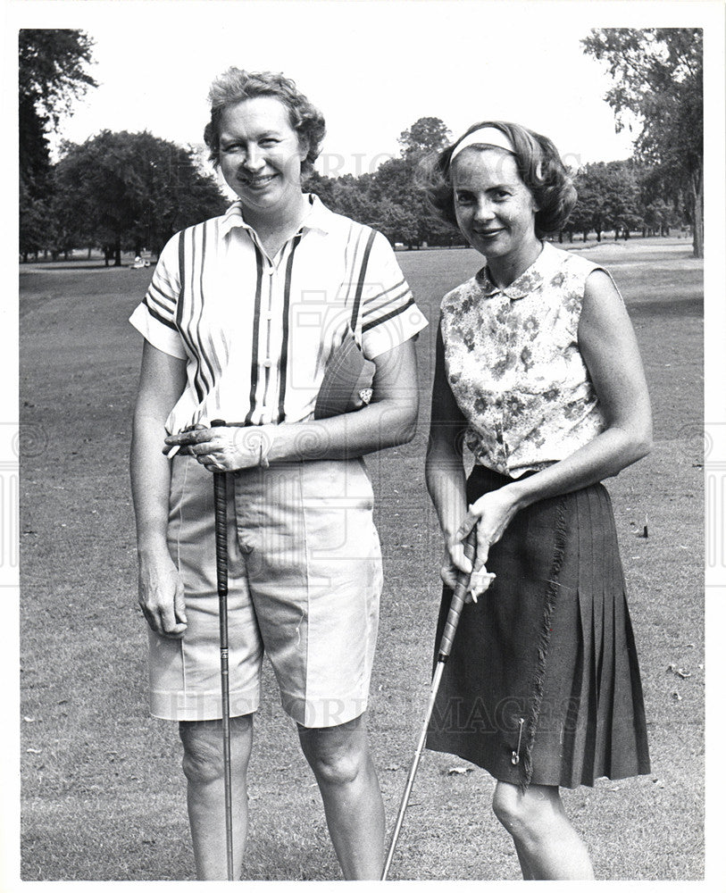 1960 Press Photo Marjorie Row Golfer Detroit Gamble - Historic Images