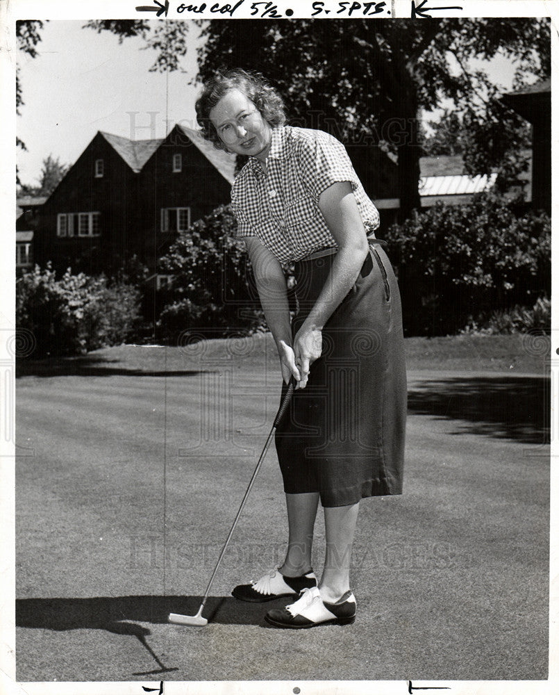 1951 Press Photo Marjorie Row - Historic Images