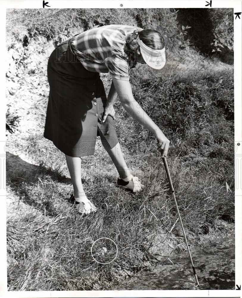 1951 Press Photo Marjorie Row Professional Golf Player - Historic Images