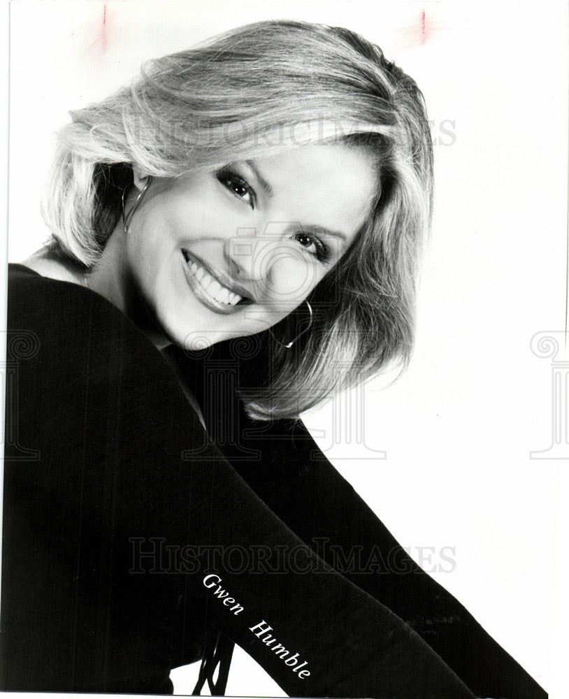 1989 Press Photo Gwen Humble actress - Historic Images