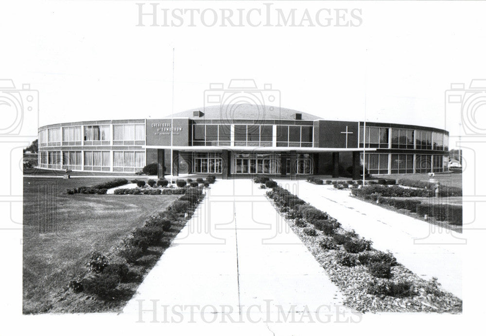 Press Photo Rex Humbard Cathedral Tomorrow - Historic Images