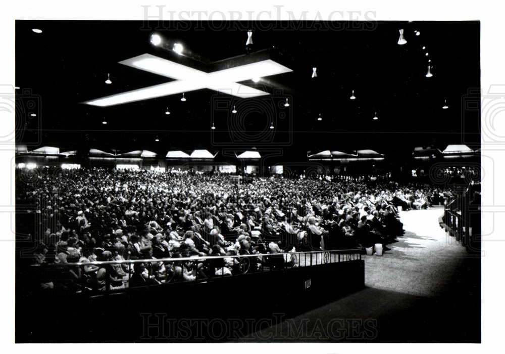 1970 Press Photo  Cathedral of Tomorrow Rev Humbard - Historic Images