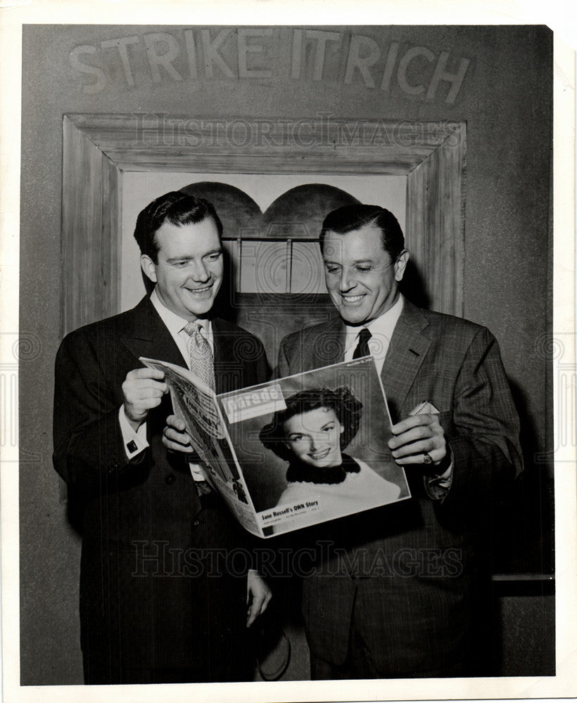 1954 Press Photo strike it rich CBS ralph paul hull - Historic Images