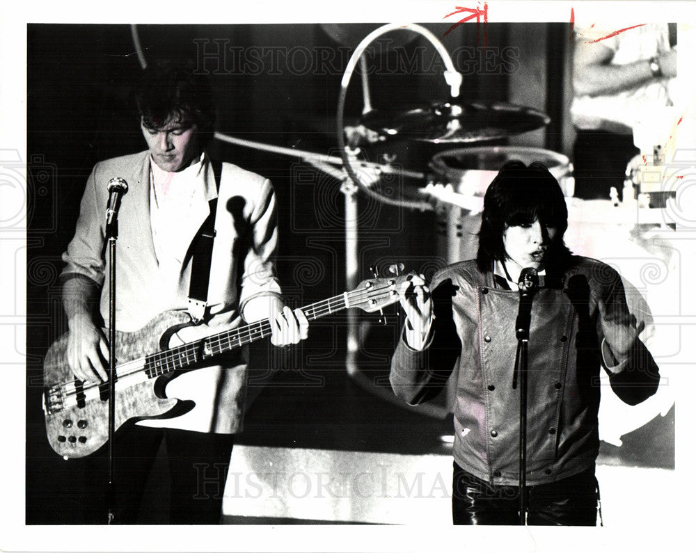 1986 Press Photo Chrissie Hynde, The Pretenders, punk - Historic Images