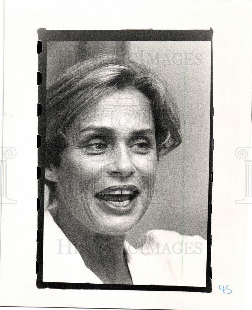 1989 Press Photo lauren hutton actress model lassiter - Historic Images
