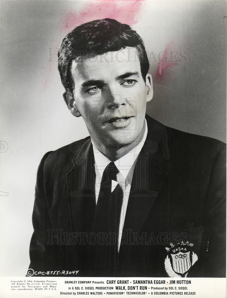 1966 Press Photo Jim Hutton Actor - Historic Images