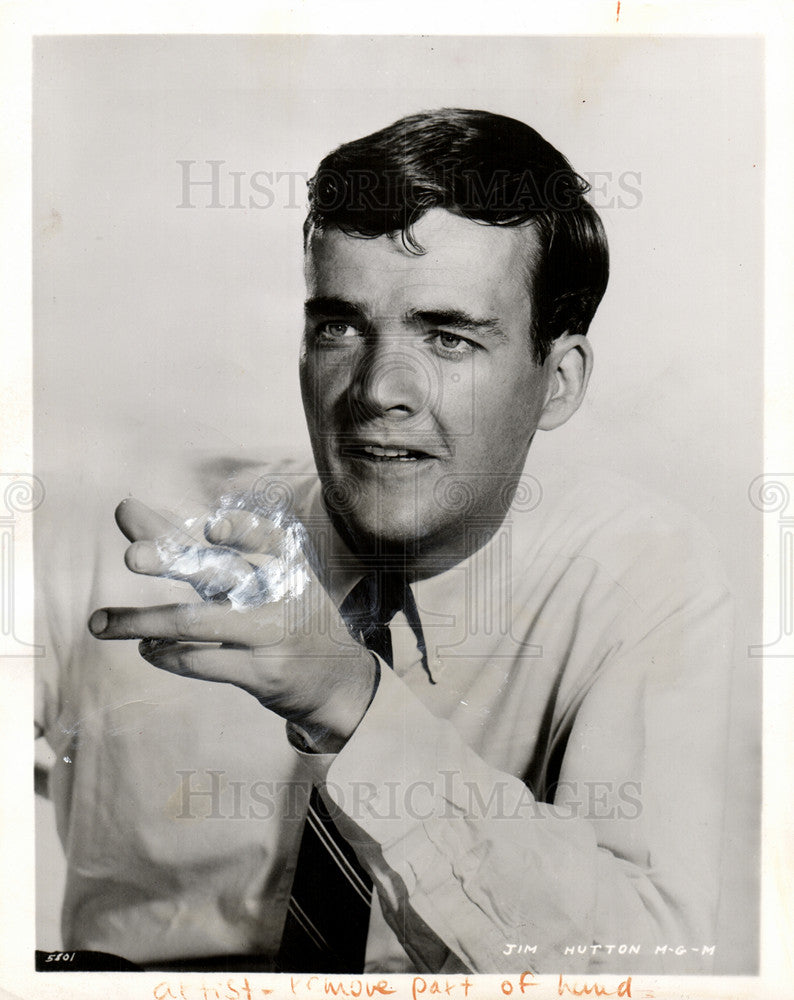 1960 Press Photo Jim Hutton American Film and TV Actor - Historic Images