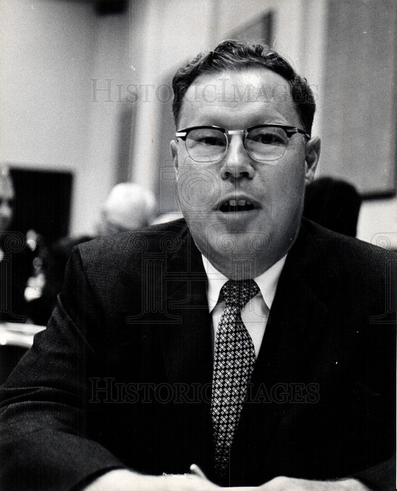 1962 Press Photo EDWARD HUTCHISON, POLITICIAN - Historic Images