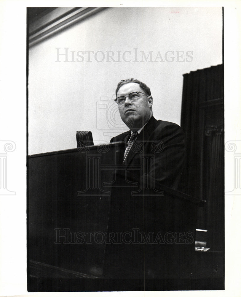 1963 Press Photo Edward Hutchinson Politician - Historic Images