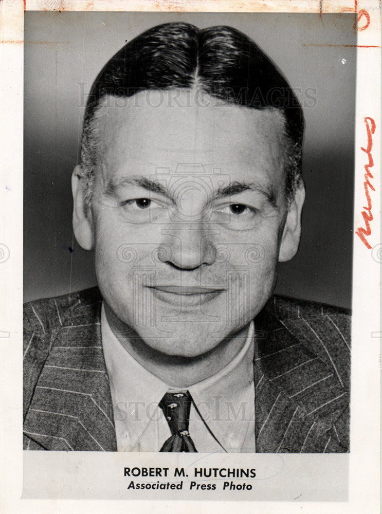 1959, Robert Maynard Hutchins Philosopher - Historic Images