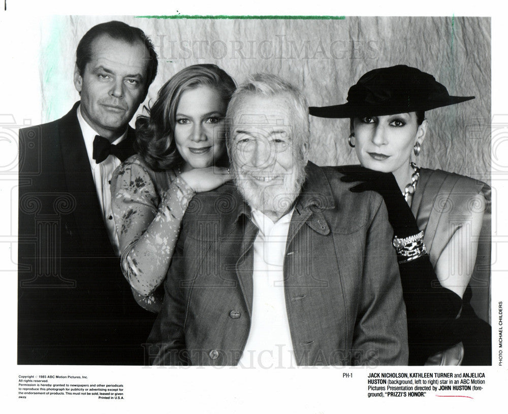 1986 Press Photo John Huston American film director - Historic Images