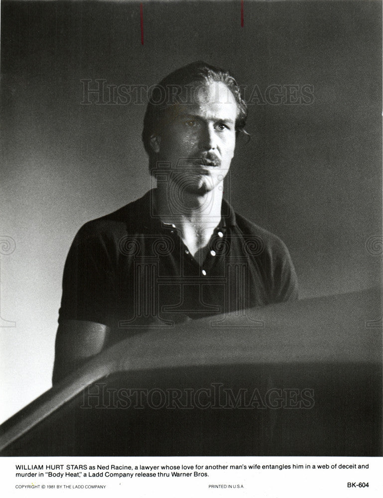 1989 Press Photo William Hurts Actor - Historic Images