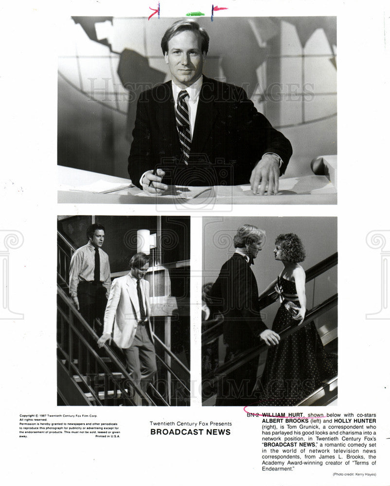 1989 Press Photo William Hurt Actor - Historic Images
