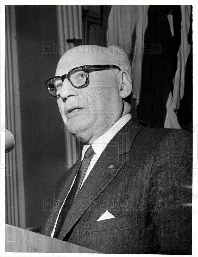 Press Photo Sol Hurok American impresario - Historic Images