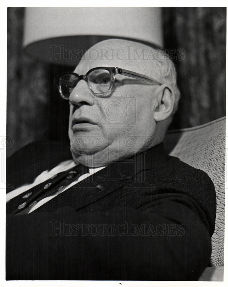 1961 Press Photo Sol Hurok American impresario - Historic Images