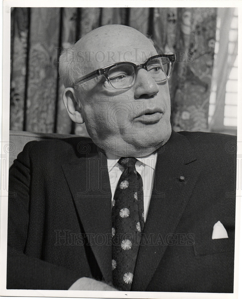 Press Photo Sol Hurok American impresario - Historic Images