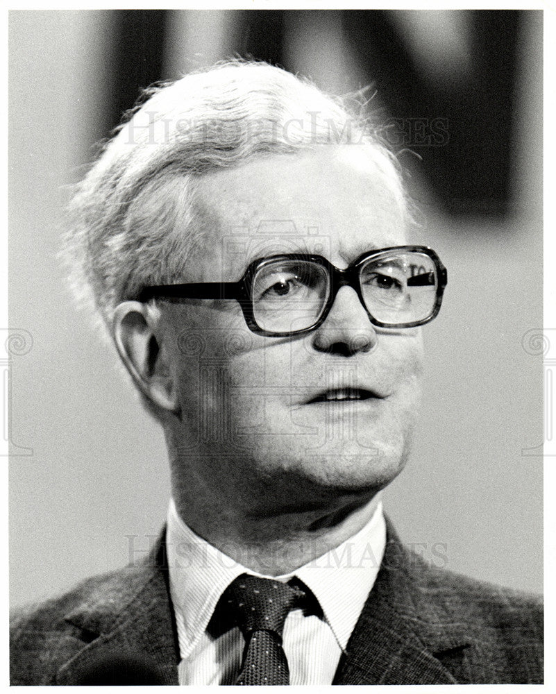 1990 Press Photo  Foreign Secretary Douglas Hurd - Historic Images