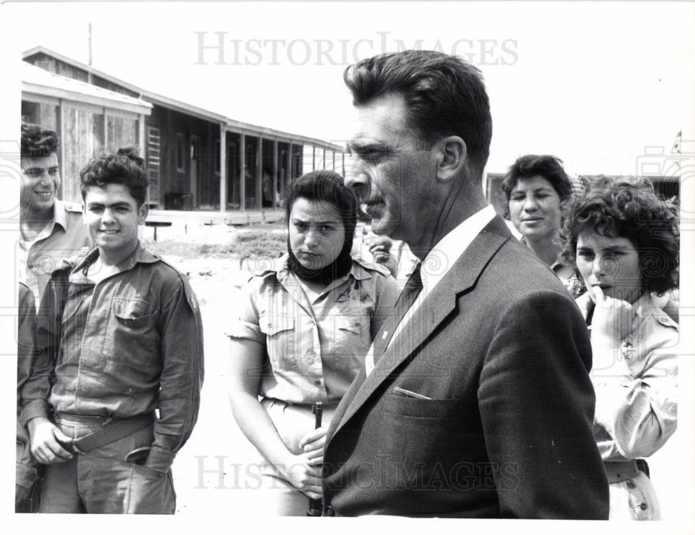 1958 Press Photo News commentry chet Huntley - Historic Images