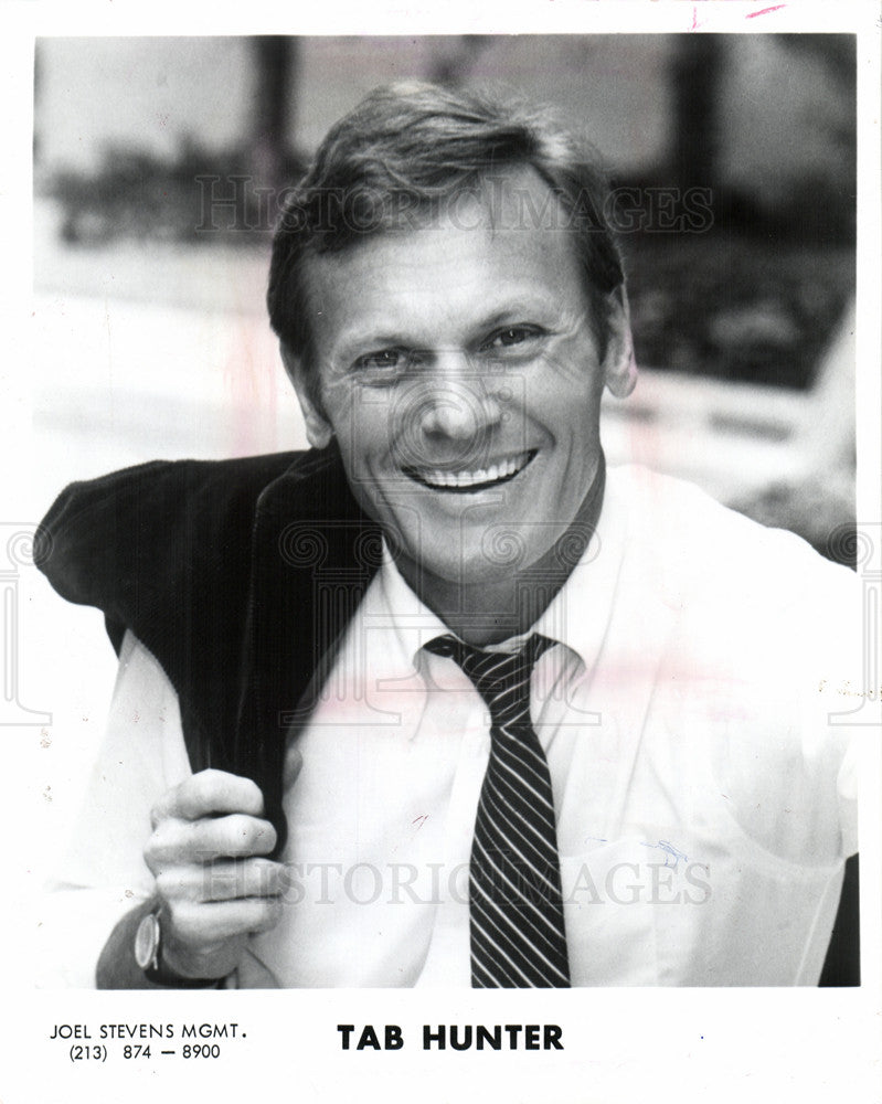 1986 Press Photo Tab Hunter American actor singer - Historic Images