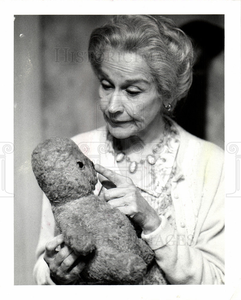 1985 Press Photo Kim Hunter American actress - Historic Images