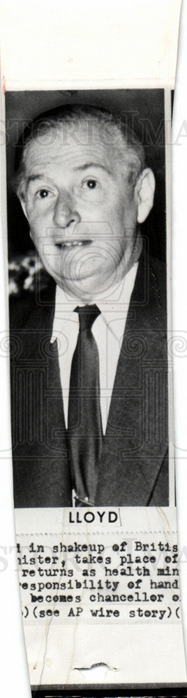 1960 Press Photo Selwyn Lloyd British Foreign Secretary - Historic Images
