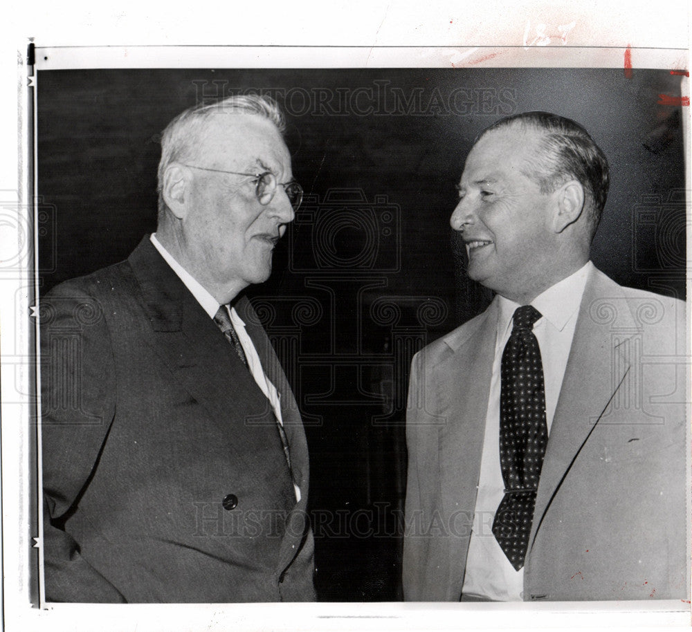 1958 Press Photo John Dulles U.S. Stands By UN Crisis - Historic Images