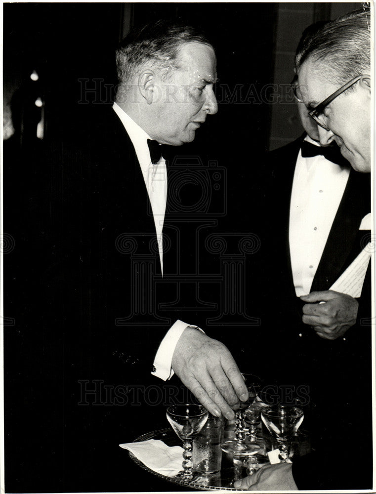 1959 Press Photo Lriselvyn  Netherlands Embassy Dinner - Historic Images