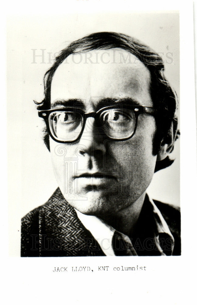 Press Photo Jack Lloyd - Historic Images