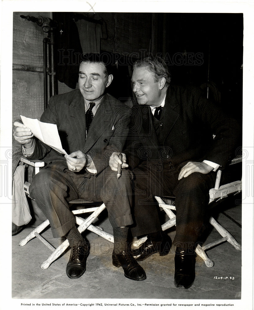 1942 Press Photo Producer Frank Lloyd William Farnum - Historic Images