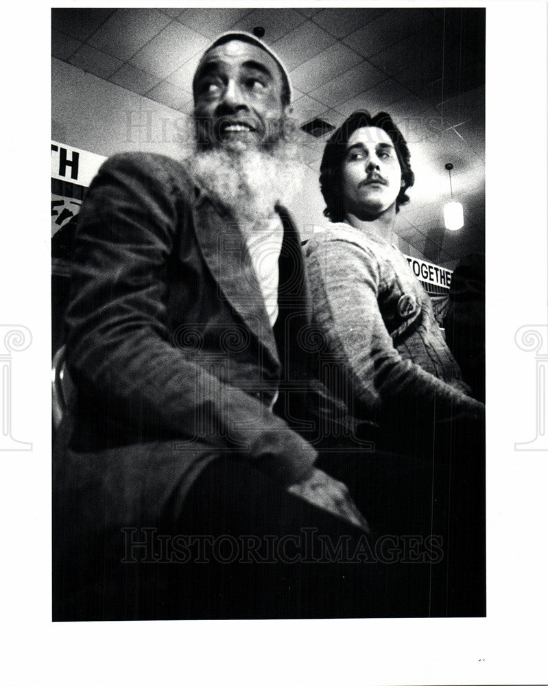 1982 Press Photo Haji Abdallah Bashiruddin Tony Liuzzo - Historic Images