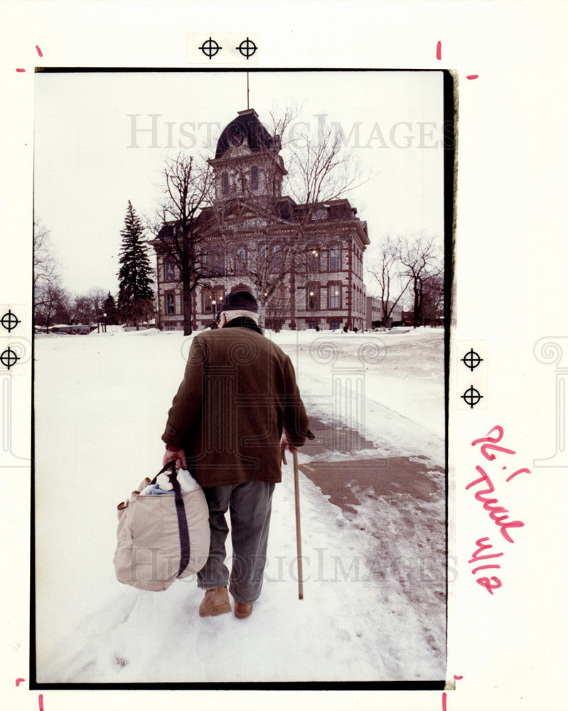 Press Photo History Fred Litzner Chippewa County - Historic Images