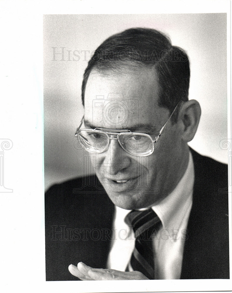 1989 Press Photo David  Littmann  National  president - Historic Images