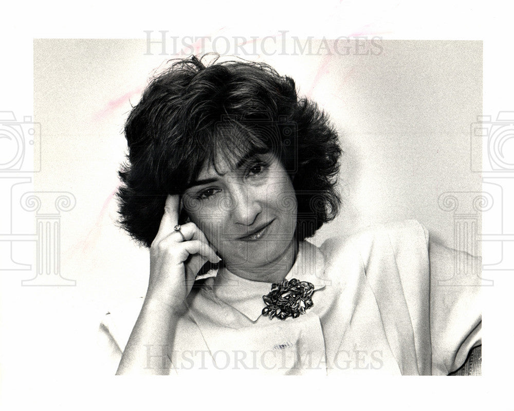 1987 Press Photo Lynn Littman Software Salesperson - Historic Images