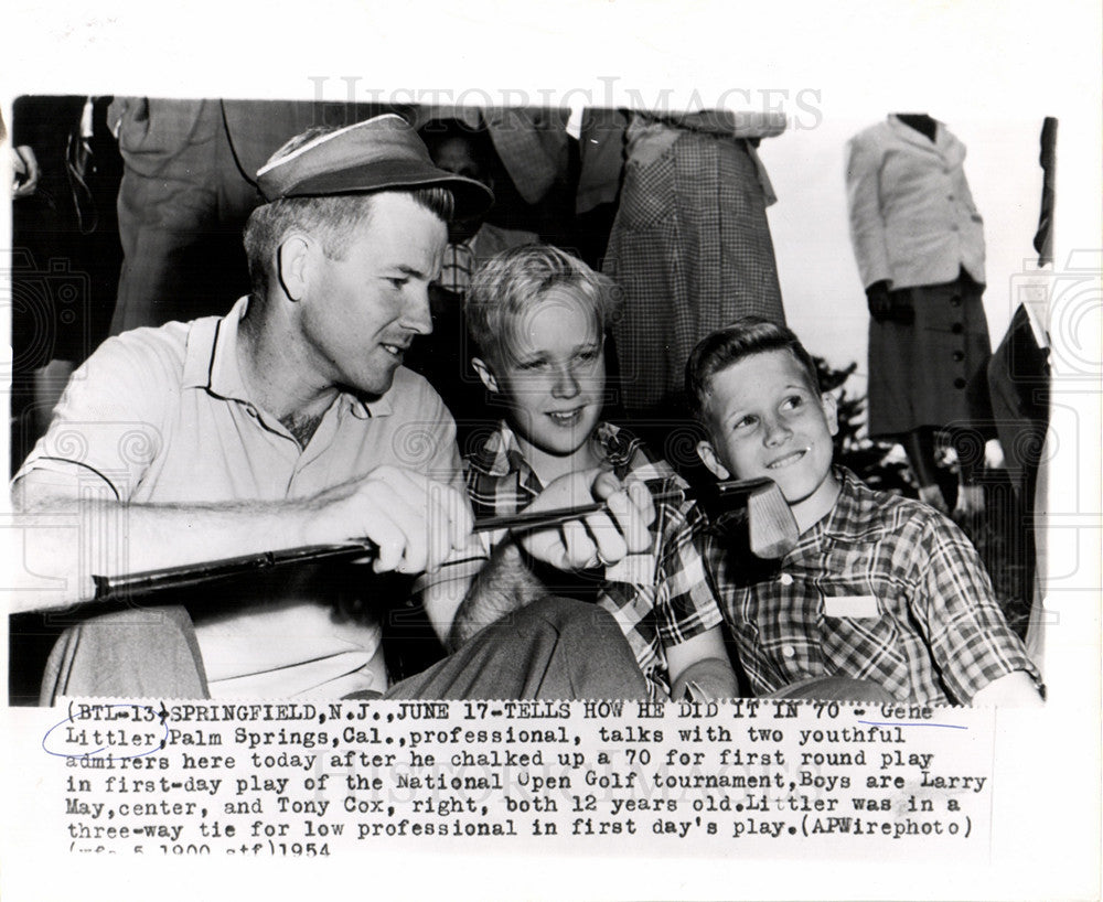 1954 Press Photo Gene Littler Professional Golfer - Historic Images