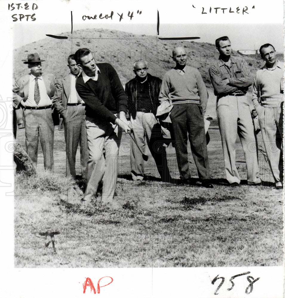 1955 Press Photo Gene Littler professional golfer - Historic Images