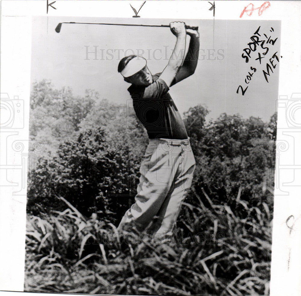 1954 Press Photo Gene Littler American golfer - Historic Images