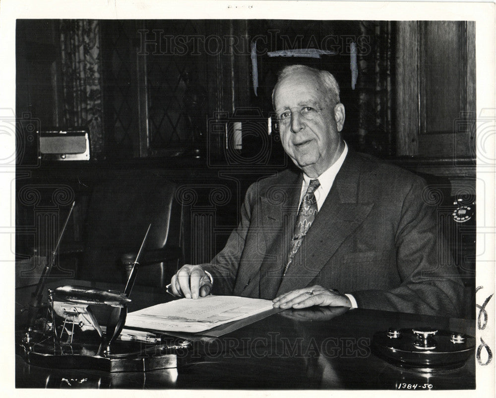 Press Photo Paul S. Litchfield President Goodyear - Historic Images