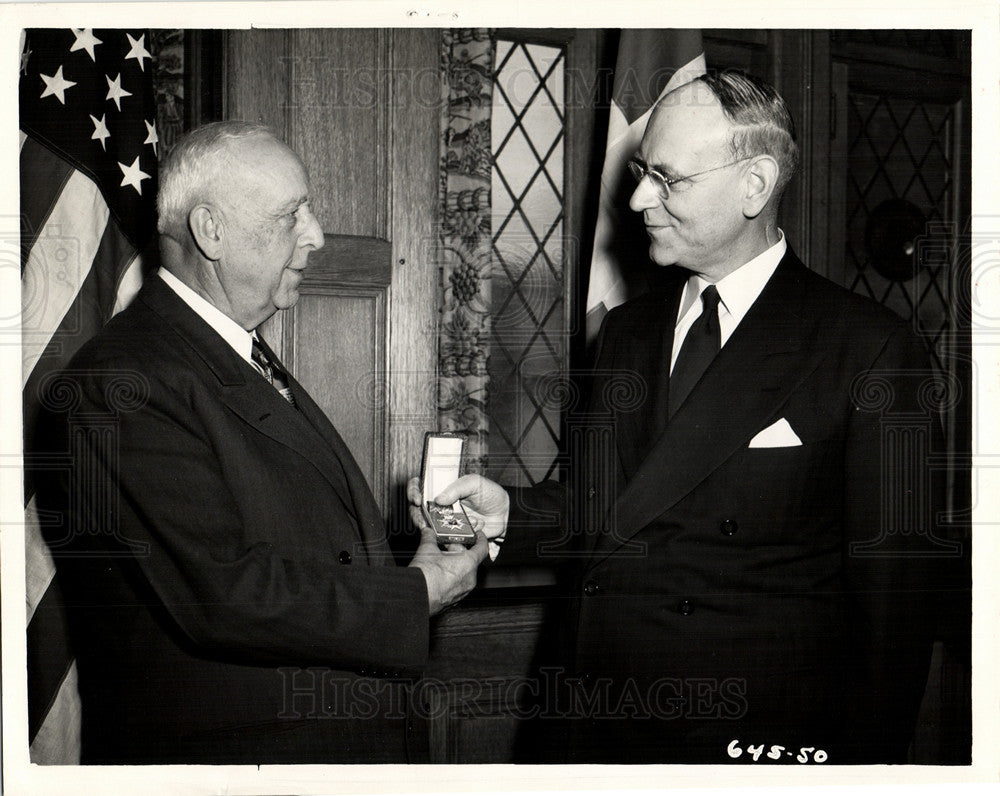 Press Photo Paul S. Litchfield President Goodyear - Historic Images