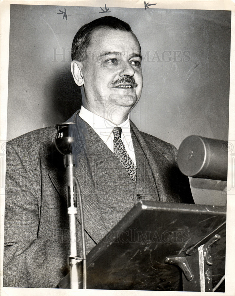 1948 Press Photo Clarence Little doctor cancer genetics - Historic Images