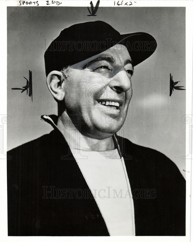 1952 Press Photo Lou Little football Columbia coach - Historic Images