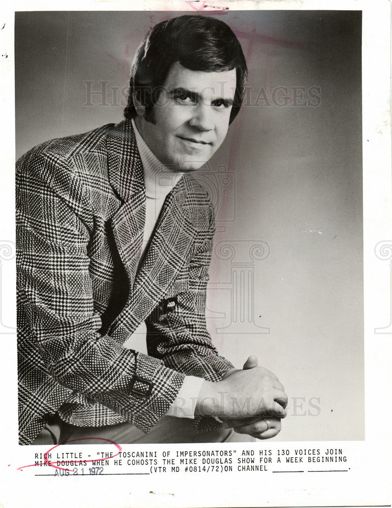 1973 Press Photo Rich Little, Hollywood - Historic Images