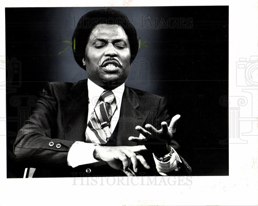 1985 Press Photo Little Richard Detroit gospel musician - Historic Images