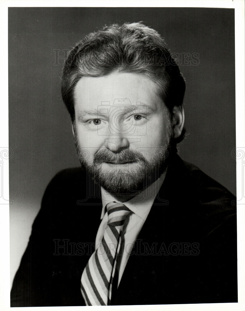 1980 Press Photo Warren W. Littlefield tv executive - Historic Images